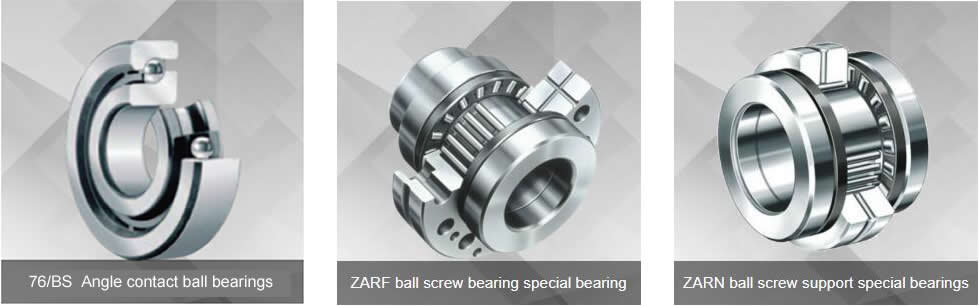 Ball screw support bearings